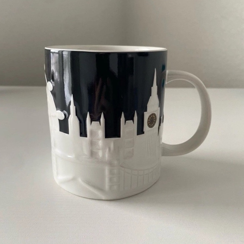 NEW! Starbucks London England City Skyline 3D Relief Collector Series Mug Cup